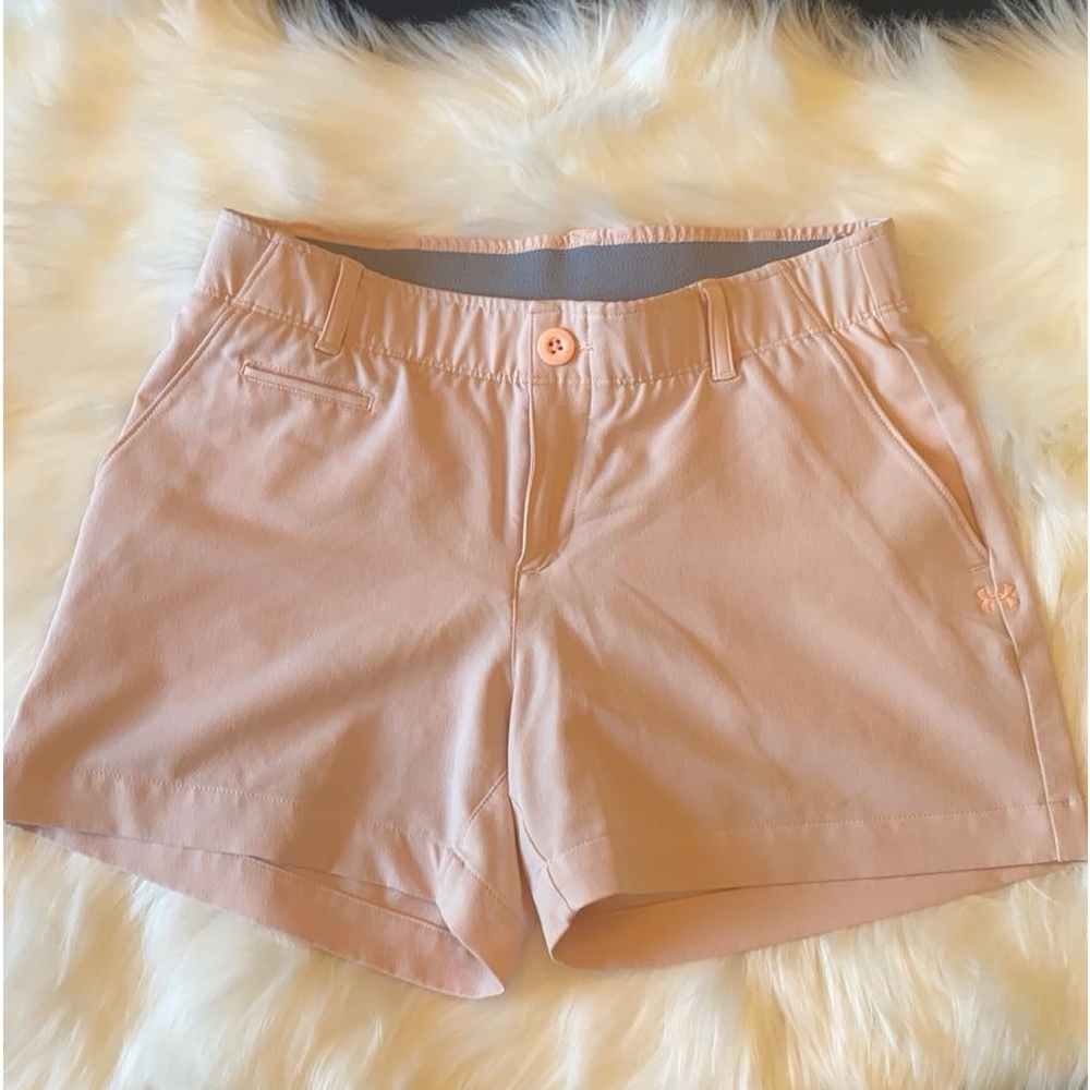 Women’s Under Armor Pink Golf Shorts Size 2